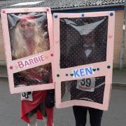 Ken and Barbie, still boxed took second prize in the costume contest. (Pictures courtesy of Liz McInnes from the LT Camera Club)