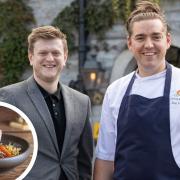 Coach & Horses General Manager, James Bishop, (left) and head Chef, Ian Moss.