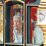 The Queen returning to Buckingham Palace in the Diamond Jubilee State Coach. Picture: PA