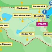 ROUTE: Map of Coniston walk