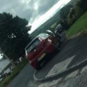 An example of poor parking in Eccleshill Gardens