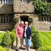 Ken and Clare Wood who recently stayed at the Stirk House Hotel in Gisburn for the same price they paid in 1976
