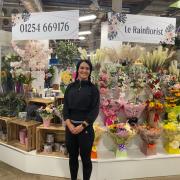 Blackburn florist stall blossoms in the market after pandemic