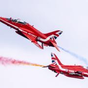 The RAF's Red Arrows are performing at Blackpool Air Show in August (PA)