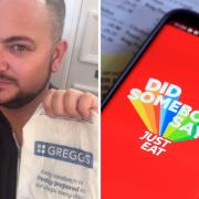 Liam Halewood was charged an eye-watering £249 delivery fee for a Greggs order.