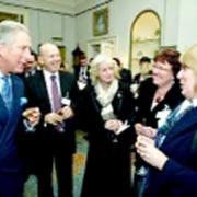 AWARD: Robin Campbell meets Prince Charles at Clarence House