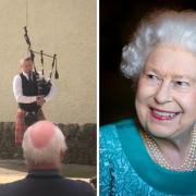 Watch: The moment bagpiper at Blackburn pub pays tribute to the Queen