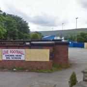 The former Rossendale United ground in Dark Lane, Newchurch, near Waterfoot