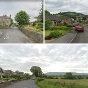 (Top right) Wiswell, (top left) Whalley and (bottom) Waddington (Google Maps/Canva)