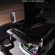 WATCH: ‘scumbag’ caught on CCTV breaking into car and stealing cash