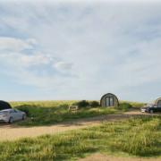 An image of how the Cliviger glamping site will look