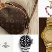 Pictures of the items stolen during the high value burglary