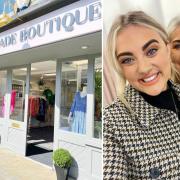 Pretty Parade Boutique owner Mollie Butterworth (left) and her mum Caroline Butterworth (right)