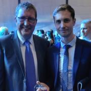 (L-R) Carl Smith Production Manager BMP Chris Cassidy Top 100 winner