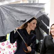 DARWEN Kate Middleton arrives