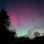Carole Sharpe took a picture of the Northern Lights in Carnforth