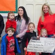 More than £500 was raised for Brabins Endowed Primary School
