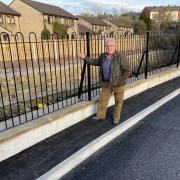 Cllr Mike Goulthorp at New Beck