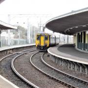 Generic image of a train pulling into a station