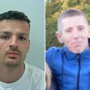 (L) Michael Hannan who killed (R) James O'Hara in a one punch attack