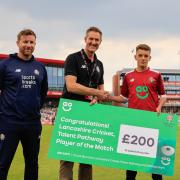 AO have donated kits to around 250 players at Lancashire Cricket Club