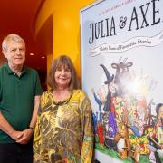 Axel Sheffler and Julia Donaldson at The Lowry (PIcture: Phil Tragen)