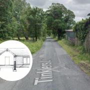 The application site is on Tinklers Lane near Bolton-by-Bowland