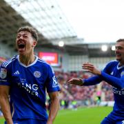 Leicester youngster Kasey McAteer celebrates