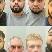 The members of an organised crime group who have been jailed