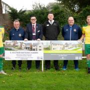 Taylor Wimpey and Barratt Homes sponsored the football match between Feniscowles & Pleasington and Mill Hill St Peter's