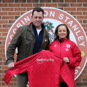 Stuart Rogan, of HML Recycling in Accrington on Bolton Avenue, has provided training jackets for all the coaches and welfare staff