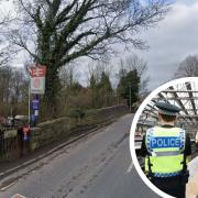 A train guard was punched in the face at Pleasington train station.