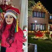Sally Jacks spends days decorating her home for Christmas