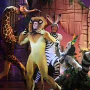Alex and King Julien in Madagascar the Musical