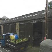 The old building on the site of five proposed homes in Mellor