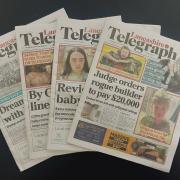 Front pages of the Lancashire Telegraph
