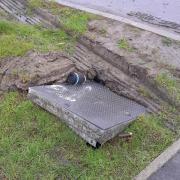 The council said there was no reason for anyone to be parking on the verge and causing such damage.