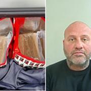 The drugs found in David Hudson's car, and David Hudson
