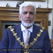 Cllr Parwaiz Akhtar posted a video message ahead of the festival which marks the end of Ramadan