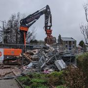 Diggers start redevelopment work at Haslingden Market