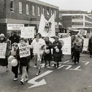 Save Accrington Victoria protest, 1990