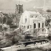 Blackburn Cathedral extension being built