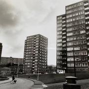 Queens Park flats, Blackburn, 1990