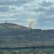 Wildfire breaks out near Darwen Tower - live updates