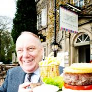 RECIPE FOR SUCCESS Kevin Berkins with his Bowland Steak Burger