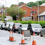 RUSH HOUR MISERY Traffic on Preston Old Road, Blackburn