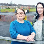Shocked Shadsworth residents Mary Anderson and Alison Critchley