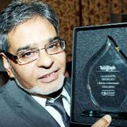 Last year's lifetime achievement award winner Iqbal Bhai