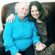 HOME CARE Debra Sofia Magdalene cares for her mum Joan Hobley