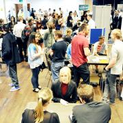 Young people met employer at the HIVE event